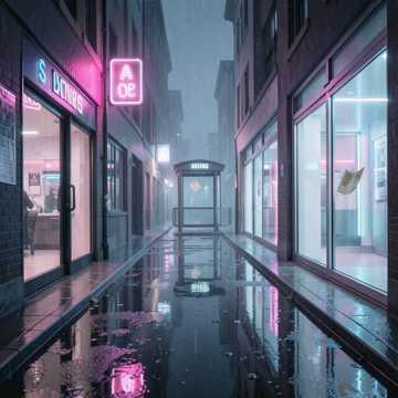 霓虹空巷