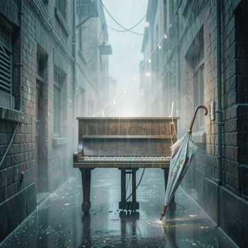 雨停在旧琴键