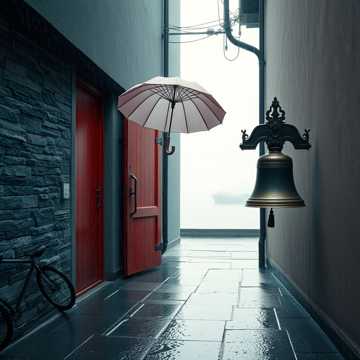 琉璃檐下雨