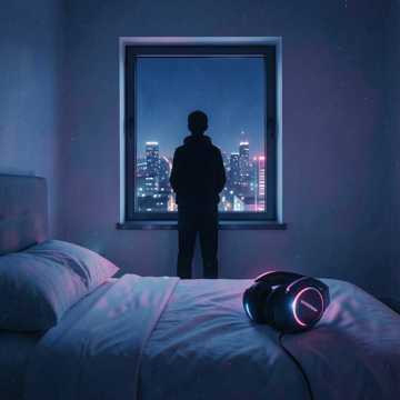 窗外城光
