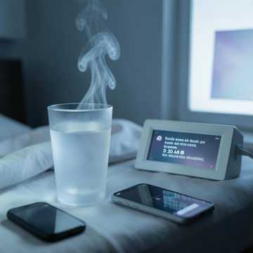 空杯沿的雾