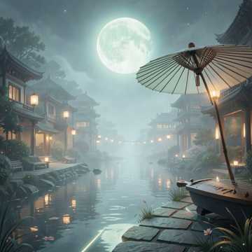 青瓷月光