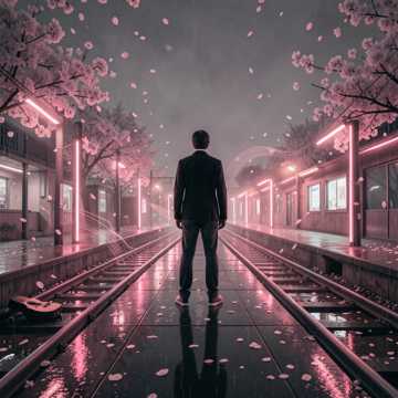 樱花碎在风里