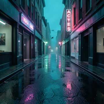 霓虹没影子