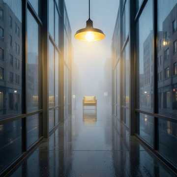 Lamp Light of a Stra