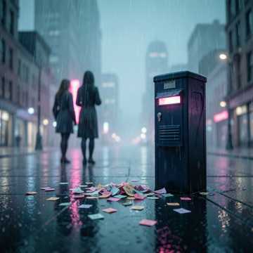 邮戳上那场雨