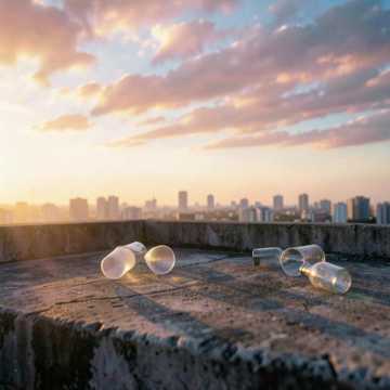 Rooftop Sunrise Glow