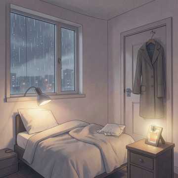 雨碎窗台