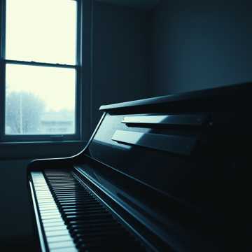 钢琴上的雨痕