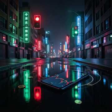 红绿灯涨涨停停