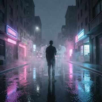 霓虹烧尽的灰