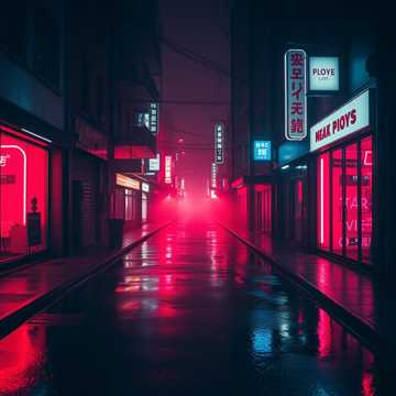 霓虹空巷
