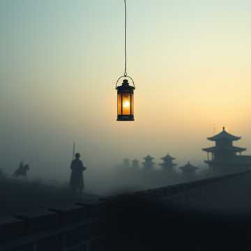 尘埃望月时