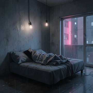 熄灯折叠的身体