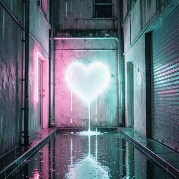 霓虹烫出的洞