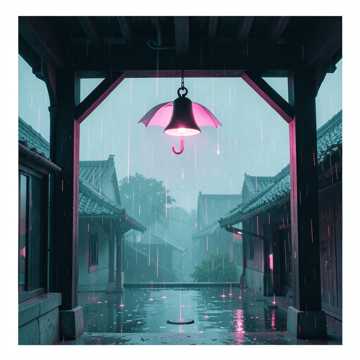 檐下雨铃