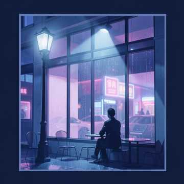 深夜的街灯
