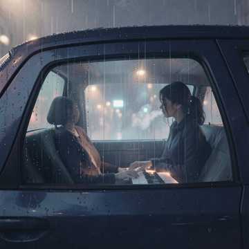 车窗湿痕