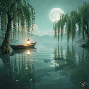 半湖旧梦