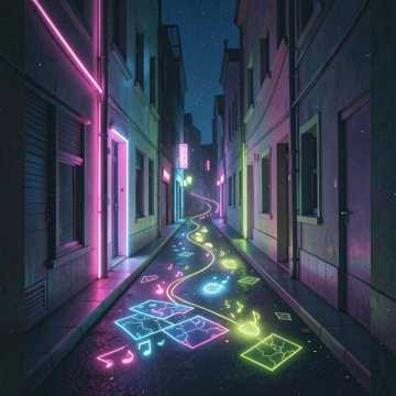 岔路延伸的街