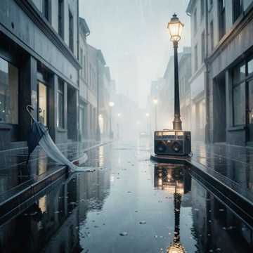 雨落进回忆的街