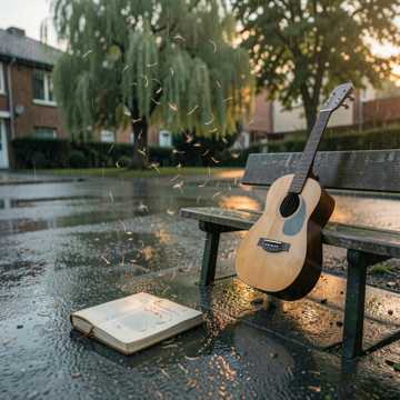 操场柳絮拂过青涩雨季