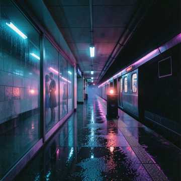 关灯听雨的霓虹音轨
