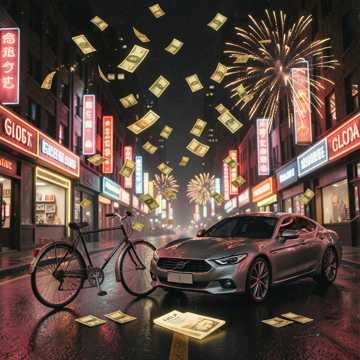 黄金雨到账
