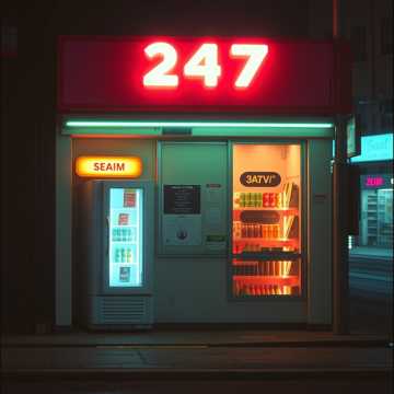 凌晨的便利店