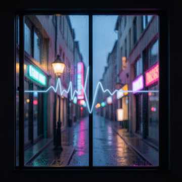 雨丝漫过空窗