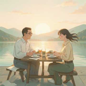 同频的晚风