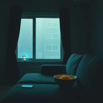 泡面凉透的傍晚