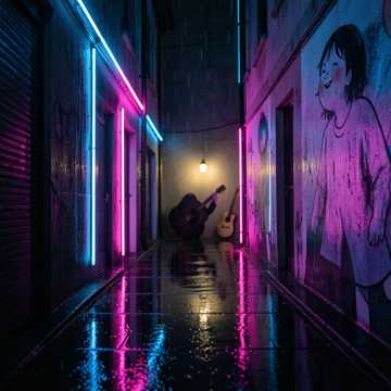 倒影里的假笑