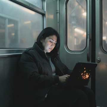 累到发亮