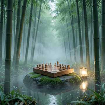 竹林弈棋