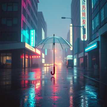 雨停了