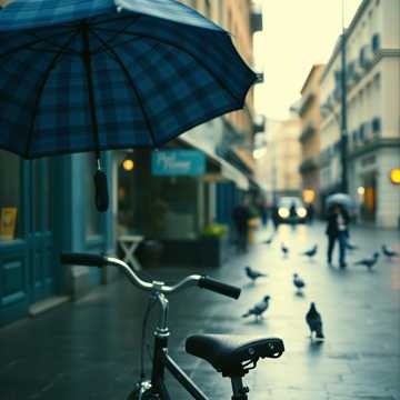 雨落白鸽