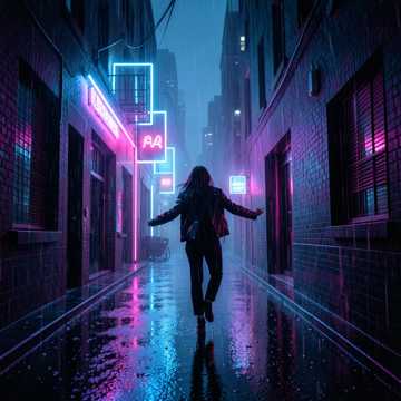 冷雨皮衣