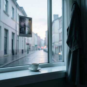 空杯沿的雨