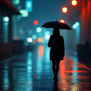 霓虹未结的雨