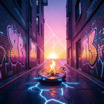 破晓裂缝里的星火