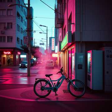 霓虹街口