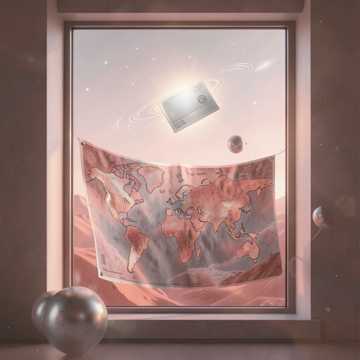 Velvet Map of Mars