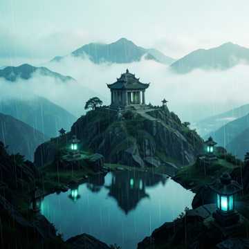 听雨残僧