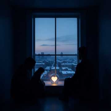 晚风寄洛溪