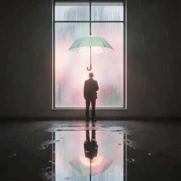 雨声里的人