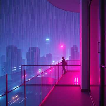 平行宇宙里的霓虹雨