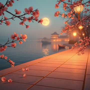 花瓣坠不了尘
