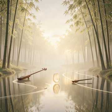 墨痕听雨