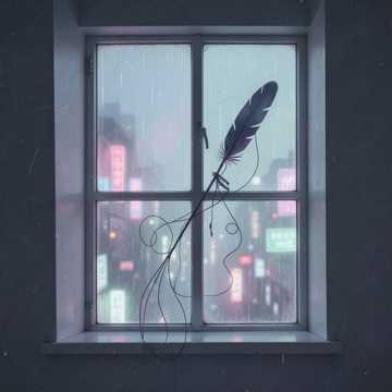 逆光的折痕